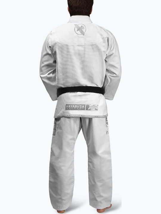 Hayabusa Men's Brazilian Jiu Jitsu White Jacket