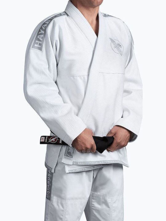 Hayabusa Men's Brazilian Jiu Jitsu White Jacket