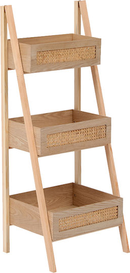 Βιβλιοθήκη Scandy Φυσική Απόχρωση 44x37x110εκ. Βιβλιοθήκη Scandy Φυσική Απόχρωση 44x37x110εκ.