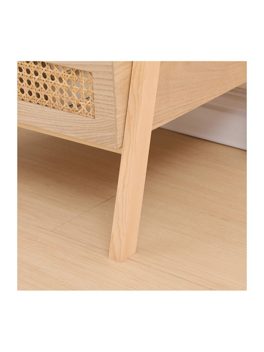 Βιβλιοθήκη Scandy Φυσική Απόχρωση 44x37x110εκ.