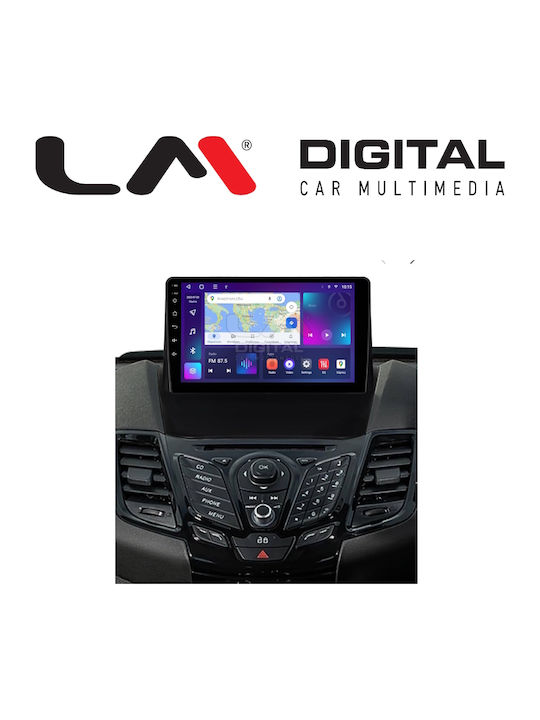 LM Digital Ηχοσύστημα Αυτοκινήτου για Ford Fiesta 2008>2017 (Bluetooth/USB/WiFi/GPS/Apple-Carplay/Android-Auto)