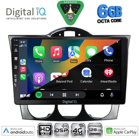Digital IQ Bxf 17394_cpaa 9-Zoll Multimedia-Tablet Mazda RX-8 Modell 2001-2008