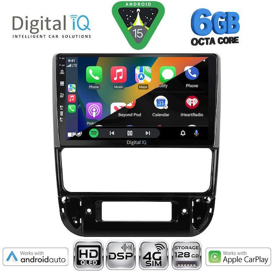 Digital IQ Bxf 17516_cpaa 9 Zoll Multimedia-Tablet Peugeot 406 Modell 1998-2004