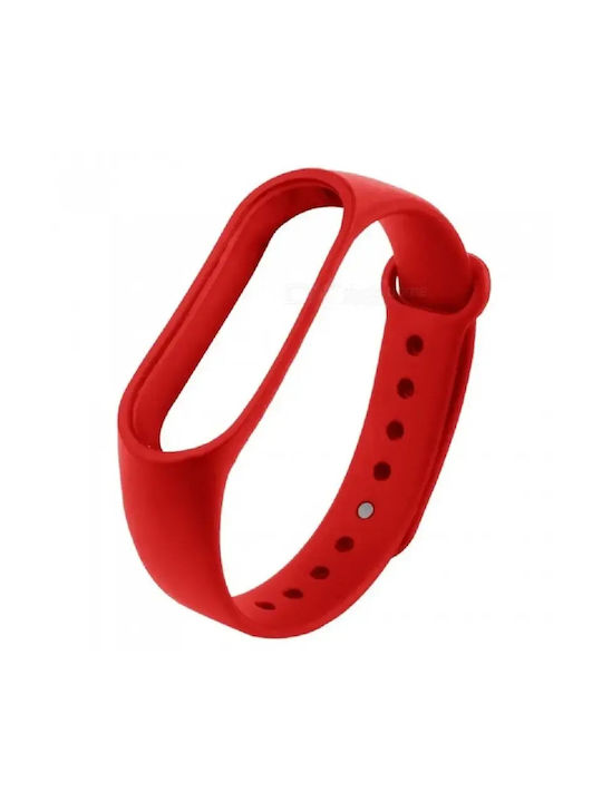 Tech-Protect Iconband Curea Silicon cu Pin Roșu (Xiaomi Mi Band 5/6/7)