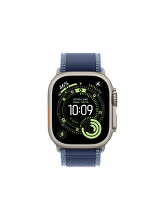 Apple Trail Loop S/M Каишка Текстил Blue / Bright Blue (Apple Watch 44/45/46mm/Ultra 49mm)