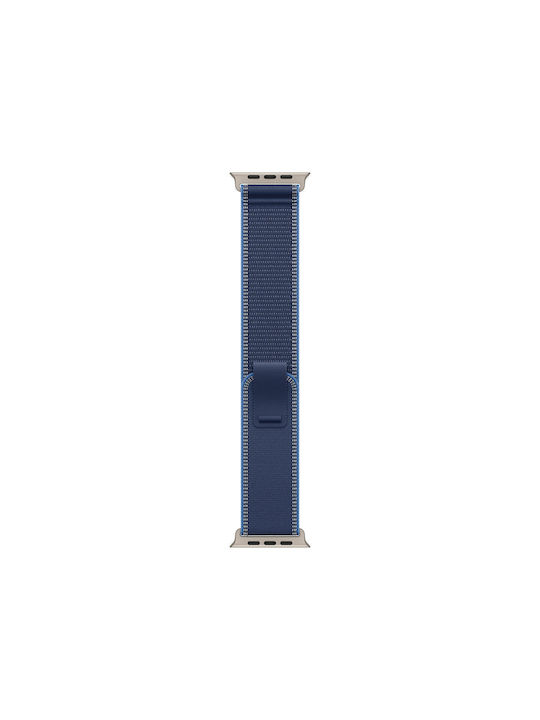 Apple Trail Loop S/M Каишка Текстил Blue / Bright Blue (Apple Watch 44/45/46mm/Ultra 49mm)