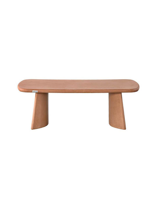 Central Wooden Coffee Table Walnut L120xW60xH39cm