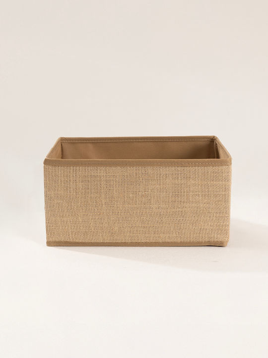 SteweHome Set of Brown Wicker Decorative Baskets 35x50cm 4 Pieces
