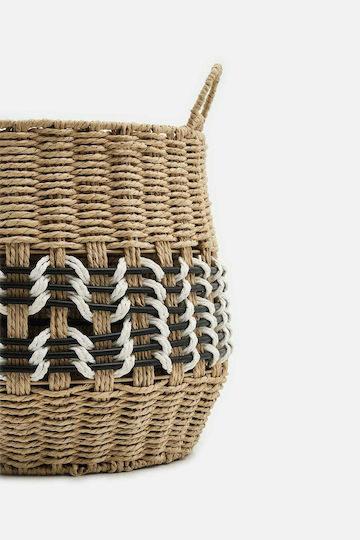SteweHome Set Dekorative Körbe Korbweide Mehrfarbige 3Stücke