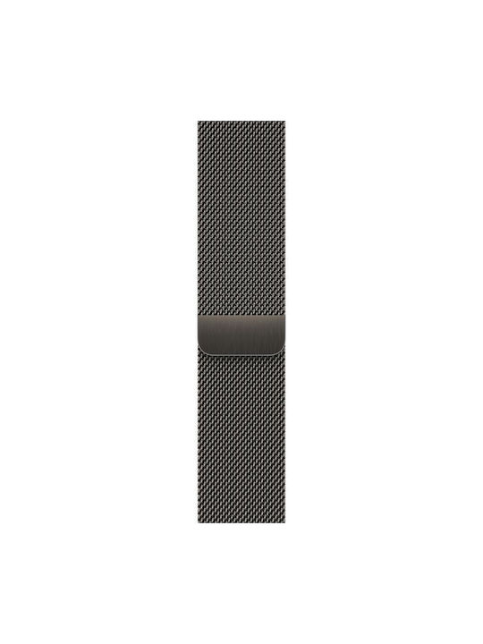 Apple Milanese Loop Λουράκι Μεταλλικό Graphite (Apple Watch 38/40/41mm)