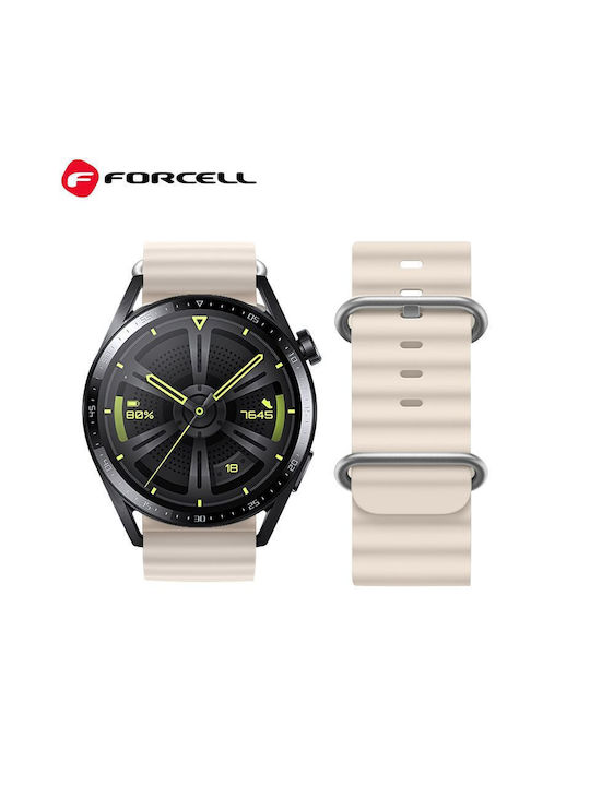 Forcell Λουράκι Σιλικόνης Πορτοκαλί (Samsung Watch 20mm)