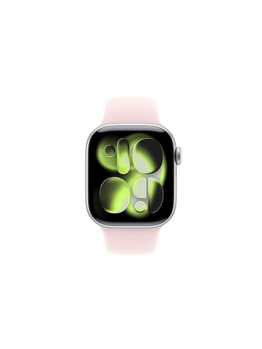 Apple Λουράκι Σιλικόνης με Pin Ροζ (Apple Aw)