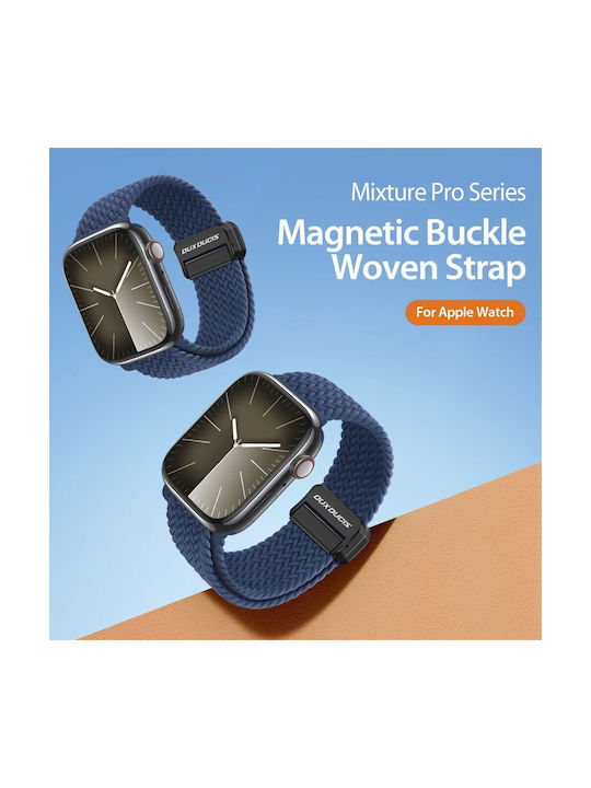 Dux Ducis Mixture Λουράκι Υφασμάτινο Μπλε (Apple Watch 38/40/41mm)