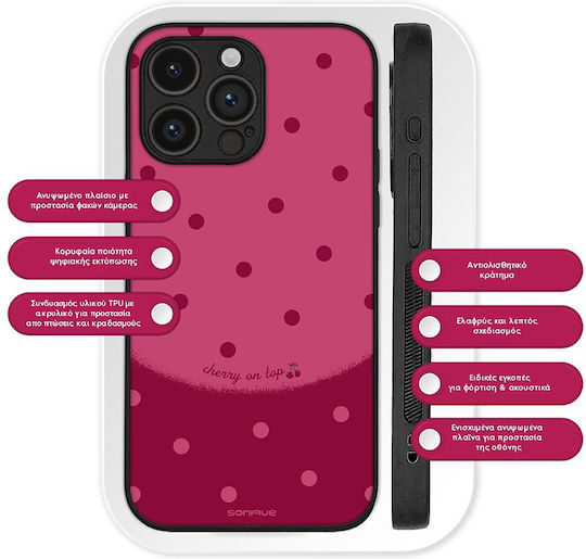 Калъф Sonique Delulu Polka Era Series Realme GT 5G Топ Черри