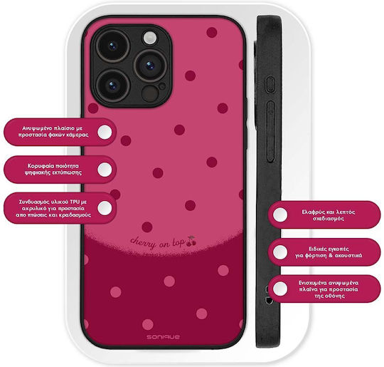 Sonique Delulu Polka Era Series Handyhülle Samsung Galaxie M13 4g Top Kirsche