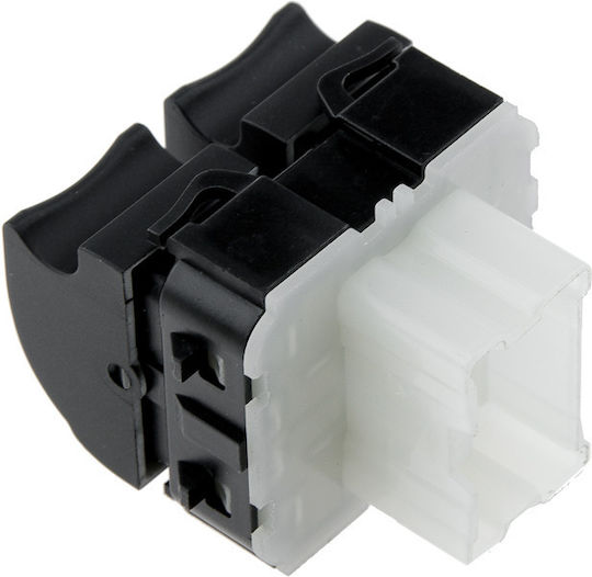 Race Axion Car Window Switch for Dacia Sandero / Lodgy Renault Clio / Symbol / Kangoo White