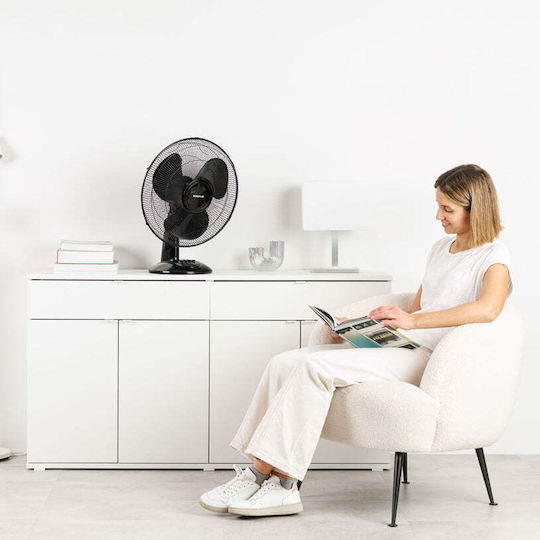Taurus Greco 16 Elegance Настолен Вентилатор 45W Черен