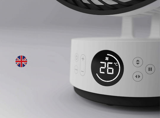 Meaco SEFTE10DS-EU Tabletop Fan 26W Fan Diameter 10cm With Remote Control Black