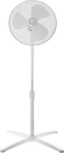 Midea Ανεμιστήρας Ορθοστάτης 40W Διαμέτρου 40cm Λευκός