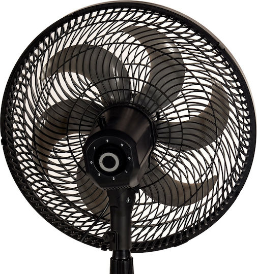 TnS Ανεμιστήρας Ορθοστάτης 90W Διαμέτρου 45.72cm Μαύρος