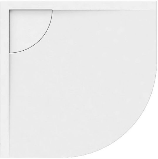 Karag Element 1 Ορθογώνια Ακρυλική Ντουζιέρα 80x80cm Λευκή