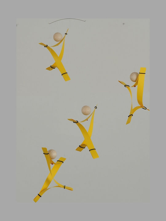 Flensted Mobiles Kids Room Decorative Mobile Yellow Free Mind