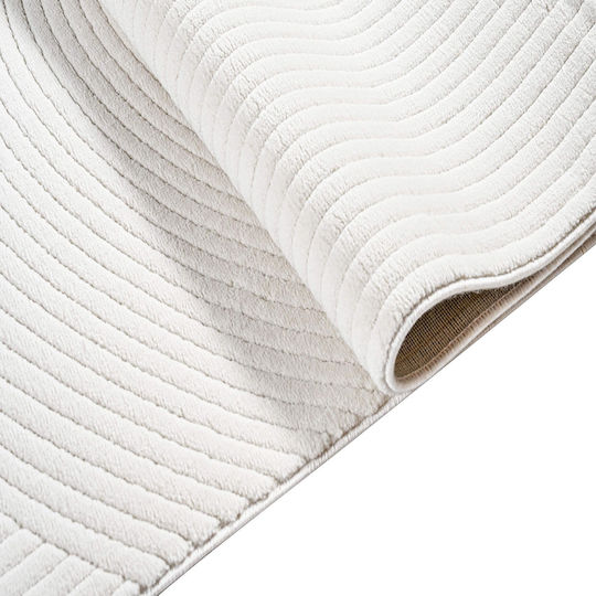 Pierre Cardin Modern Schlafzimmer-Teppichsets Weiß 23601322 3 Stück