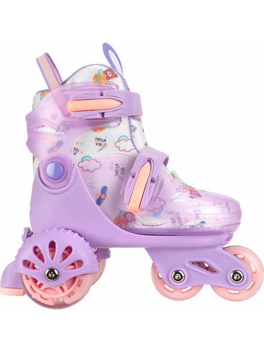 Action One Beginner Adjustable Inline Skates Size S 31-34 Purple