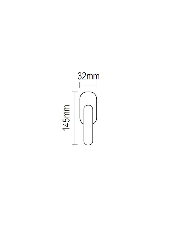 Viometale Window Latche Silver 08.831