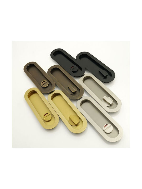 Convex Series 1509zsaf-s02s02 Bronze Door Flush Handle 50mm