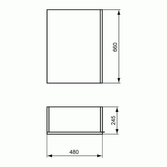Ideal Standard Плот без мивка Кафяв