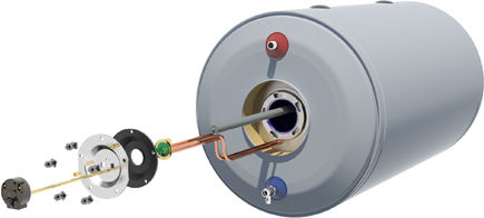 Nobel Слънчев бойлер 160лт Glass Triple Energy 2.6кв.м. Roof Tile Selective