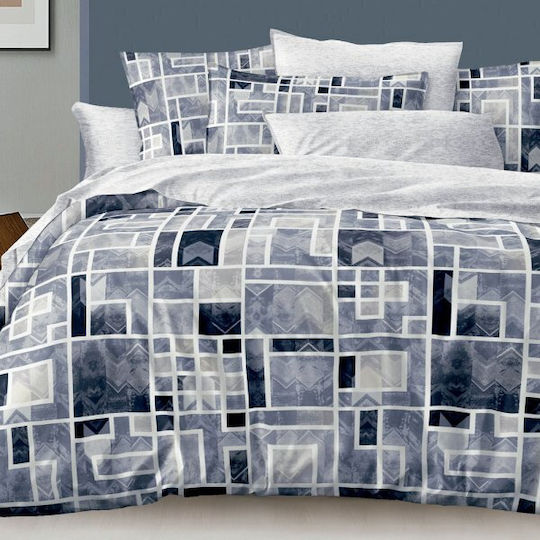 Palamaiki Πάπλωμα Υπέρδιπλο με Γέμιση Microfiber 230x250εκ. Zen101 Εμπριμέ 350 GSM