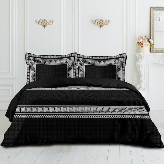 Makis Tselios Home Set Übergröße 220x240cm Greek Era Schwarz 3Stück