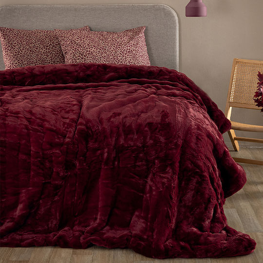 Palamaiki Duvet Cover Queen 220x240cm Ember Wine 840 GSMGsm