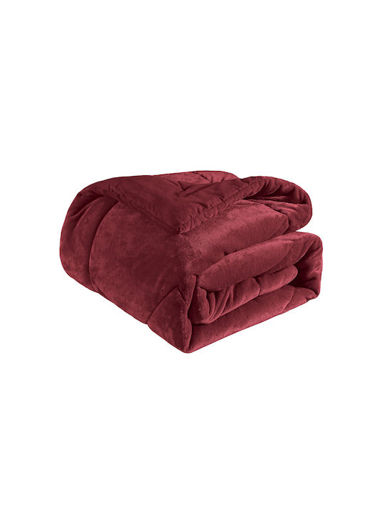 Guy Laroche Duvet Cover Queen 220x240cm Drops Wine 660 GSMGsm