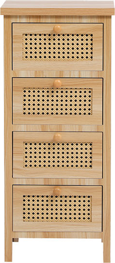 Συρταριέρα Κρεβατοκάμαρας Ξύλινη Scandy 44x26x78.5εκ.