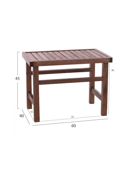 Außenbereich-Hocker aus Polypropylen Olive Grün 55x50x101cm