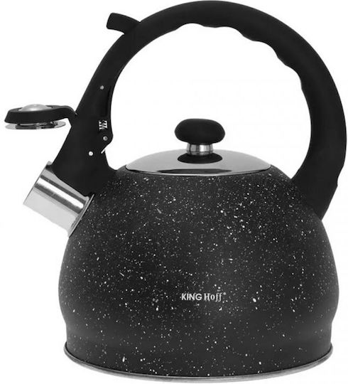 KING Hoff Ceainic Inox Negru 2000ml
