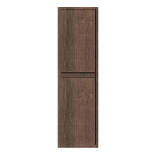 Martin 3CDIAN035BR Στήλη Μπάνιου Τοίχου 35x30x130cm Καφέ