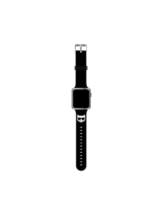 Karl Lagerfeld Choupette Head Strap Silicone Black (Apple Watch 38/40/41mm)