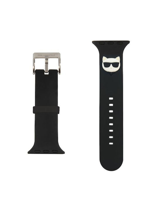 Karl Lagerfeld Choupette Head Strap Silicone Black (Apple Watch 38/40/41mm)