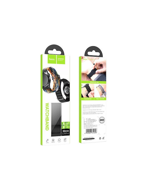 Watchband Hoco Wh03 Jane Eyre Series Watchband Ultra-thin Nylon For Samsung Huawei Xiaomi Vivo Xiaomi Ka 20mm Universal Green
