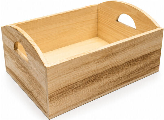 Yuk Bread Box Wooden 22x17x10cm