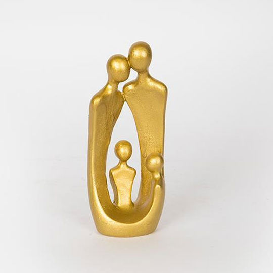 Dekorative Skulptur Menschen Gold 6,5x4x15,5cm 13985 752-27109