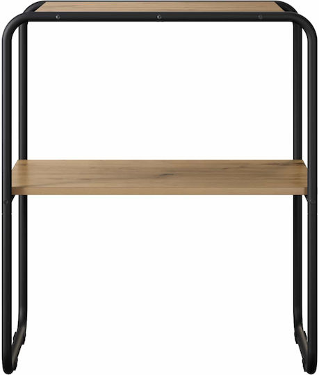 Konsolentisch aus Holz & Metall Eiche L60xB42,5xH70cm