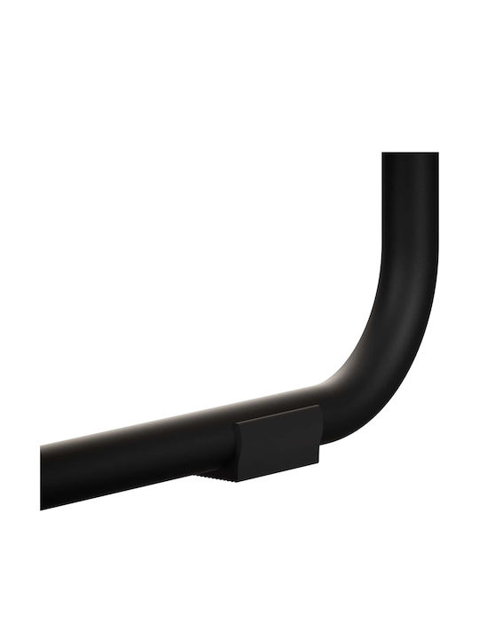 vidaXL Konsolentisch Aus Holz & Metall Schwarz Eiche M80xB42,5xH70cm
