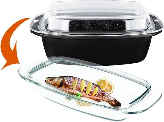 Berlinger Haus Granit Diamond Line Dutch Oven mit Glasdeckel 40x22.5cm 1Stück