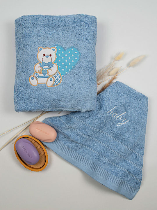 Sunshine Set Babyhandtücher 2 Stück Blue