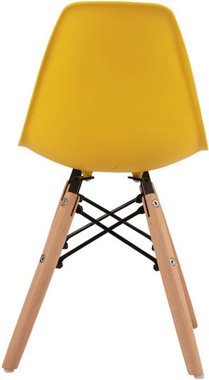 Stuhl Kid Gelb 30.5x33x59cm 1Stück